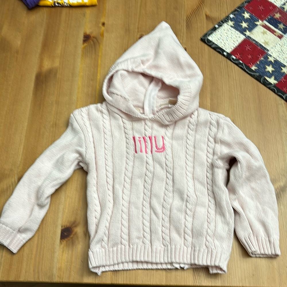 Lilly Customized Pull over sweater with hood